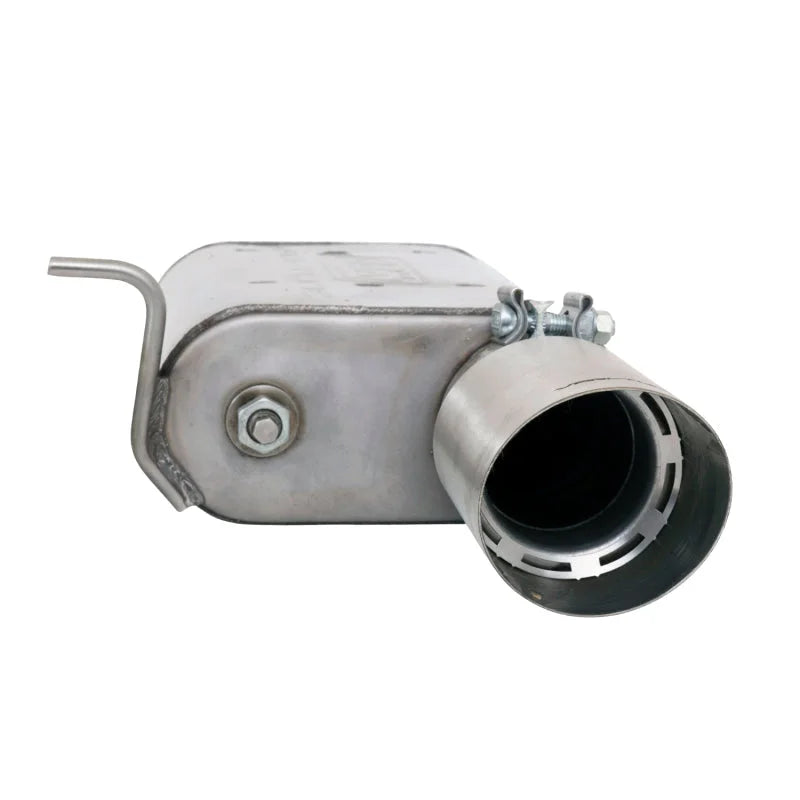 BBK 2015-16 Mustang GT Varitune Complete Cat Back Exhaust System (Includes Resonator Delete X-Pipe) - Side View