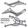 Load image into Gallery viewer, BBK 79-93 Ford Mustang 5.0L 1-5/8 Long Tube Headers w/High Flow Catted X-Pipe (Ti Ceramic)