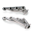 Load image into Gallery viewer, BBK 79-93 Mustang 351 Swap Shorty Unequal Length Exhaust Headers - 1-5/8 Silver Ceramic - Side View