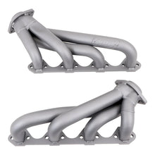 Load image into Gallery viewer, BBK 79-93 Mustang 351 Swap Shorty Unequal Length Exhaust Headers - 1-5/8 Titanium Ceramic - Side View