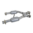 Load image into Gallery viewer, BBK 79-93 Mustang 5.0 Short Mid X Pipe With Catalytic Converters 2-1/2 For BBK Long Tube Headers - Main Product View