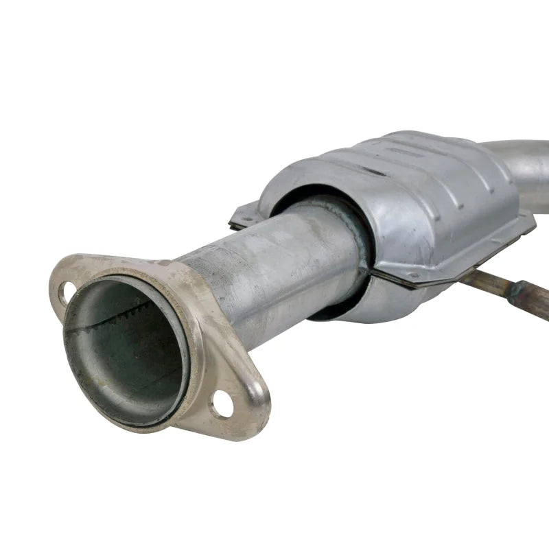 BBK 79-93 Mustang 5.0 Short Mid X Pipe With Catalytic Converters 2-1/2 For BBK Long Tube Headers - Installation View