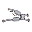 Load image into Gallery viewer, BBK 79-93 Mustang 5.0 Short Mid X Pipe w Catalytic Converters 2-1/2 For Automatic Long Tube Headers - Main Product View