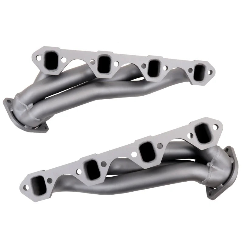BBK 79-93 Mustang 5.0 Shorty Unequal Length Exhaust Headers - 1-5/8 Titanium Ceramic - Side View