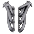 Load image into Gallery viewer, BBK 79-93 Mustang 5.0 Shorty Unequal Length Exhaust Headers - 1-5/8 Titanium Ceramic - Back View