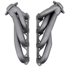 Load image into Gallery viewer, BBK 79-93 Mustang 5.0 Shorty Unequal Length Exhaust Headers - 1-5/8 Titanium Ceramic - Back View