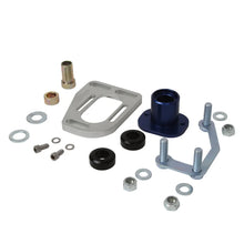 Load image into Gallery viewer, BBK 79-93 Mustang Caster Camber Plate Kit - Silver Anodized Finish - Back View