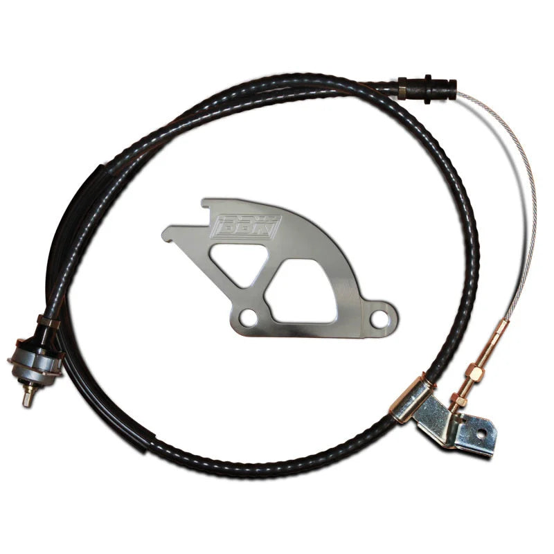 BBK 79-95 Mustang Adjustable Clutch Quadrant And Cable Kit - Main Product View