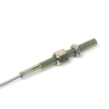 Load image into Gallery viewer, BBK 79-95 Mustang Adjustable Clutch Quadrant And Cable Kit - Back View