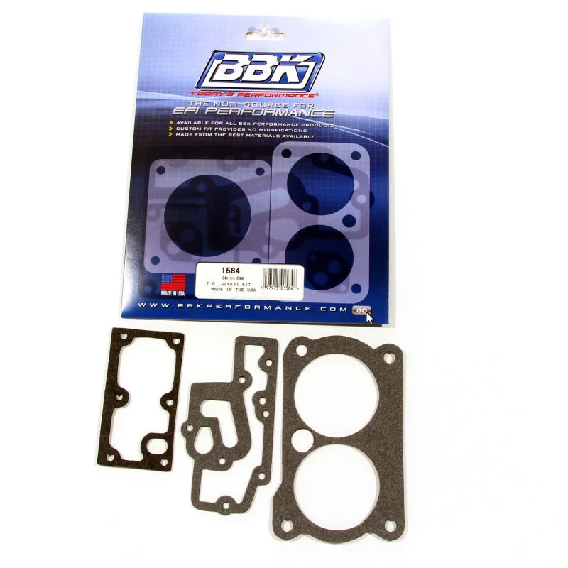 BBK 85-97 GM 305350 LT1 Twin 58mm Throttle Body Gasket Kit - Back View