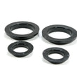Load image into Gallery viewer, BBK 86-04 Mustang Rear Spring Isolators - Polyurethane - Back View