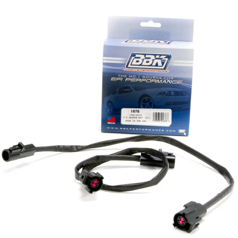BBK 86-10 Mustang 5.0 4.6 O2 Sensor Wire Harness Extensions (pair) - Main Product View