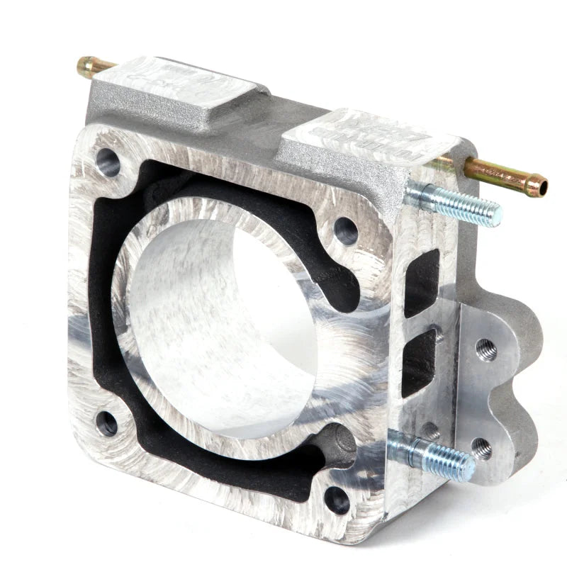 BBK 86-93 Mustang 5.0 70mm Throttle Body BBK Power Plus Series And EGR Spacer Kit - Side View