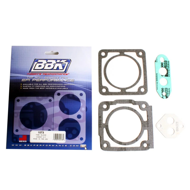 BBK 86-93 Mustang 5.0 75mm Throttle Body Gasket Kit - Main Product View