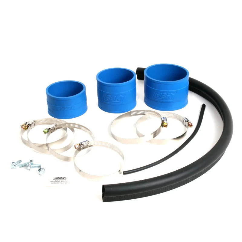 BBK 86-93 Mustang 5.0 Cold Air Intake Kit - Fenderwell Style - Blackout Finish - Detail View