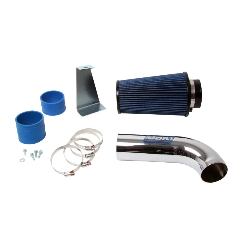 BBK 86-93 Mustang 5.0 Cold Air Intake Kit - Standard Style - Chrome Finish - Installation View