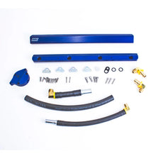Load image into Gallery viewer, BBK 86-93 Mustang 5.0 High Flow Billet Aluminum Fuel Rail Kit - Side View