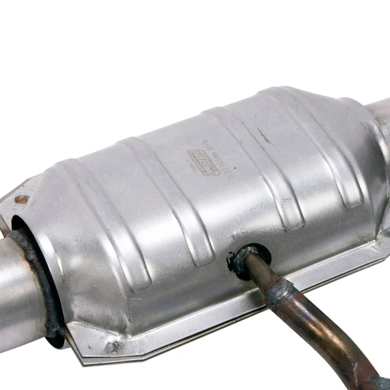 BBK 86-93 Mustang 5.0 High Flow H Pipe With Catalytic Converters - 2-1/2 - Back View