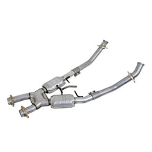 Load image into Gallery viewer, BBK 86-93 Mustang 5.0 High Flow X Pipe With Catalytic Converters - 2-1/2 - Main Product View