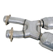 Load image into Gallery viewer, BBK 86-93 Mustang 5.0 High Flow X Pipe With Catalytic Converters - 2-1/2 - Side View