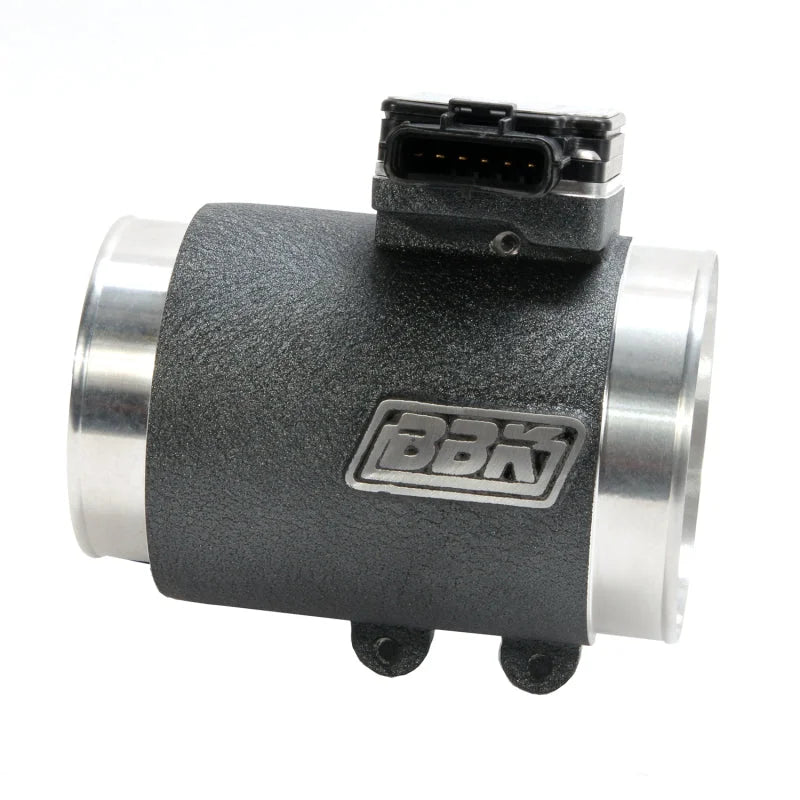BBK 86-93 Mustang 5.0 Mass Air Meter 76mm 24 lb Inj. Factory Air Box Calibration - Back View