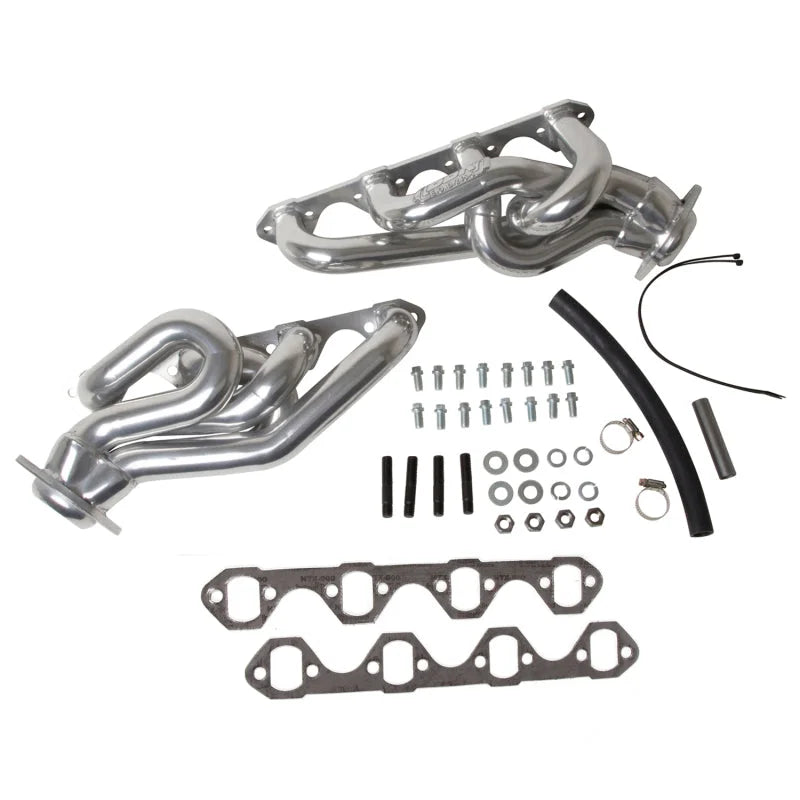 BBK 86-93 Mustang 5.0 Shorty Tuned Length Exhaust Headers - 1-5/8 Silver Ceramic - Main Product View