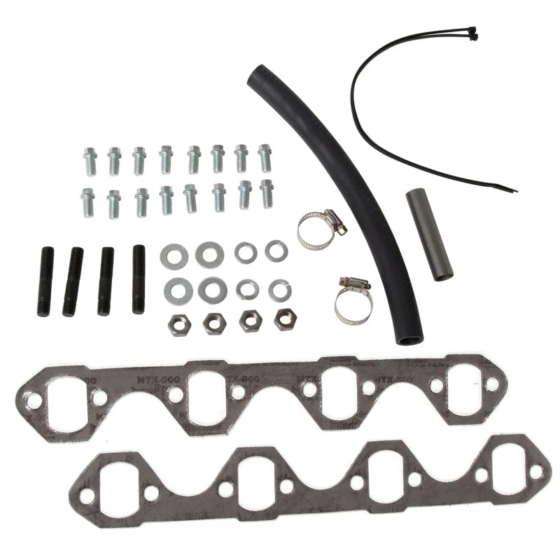BBK 86-93 Mustang 5.0 Shorty Tuned Length Exhaust Headers - 1-5/8 Silver Ceramic - Side View