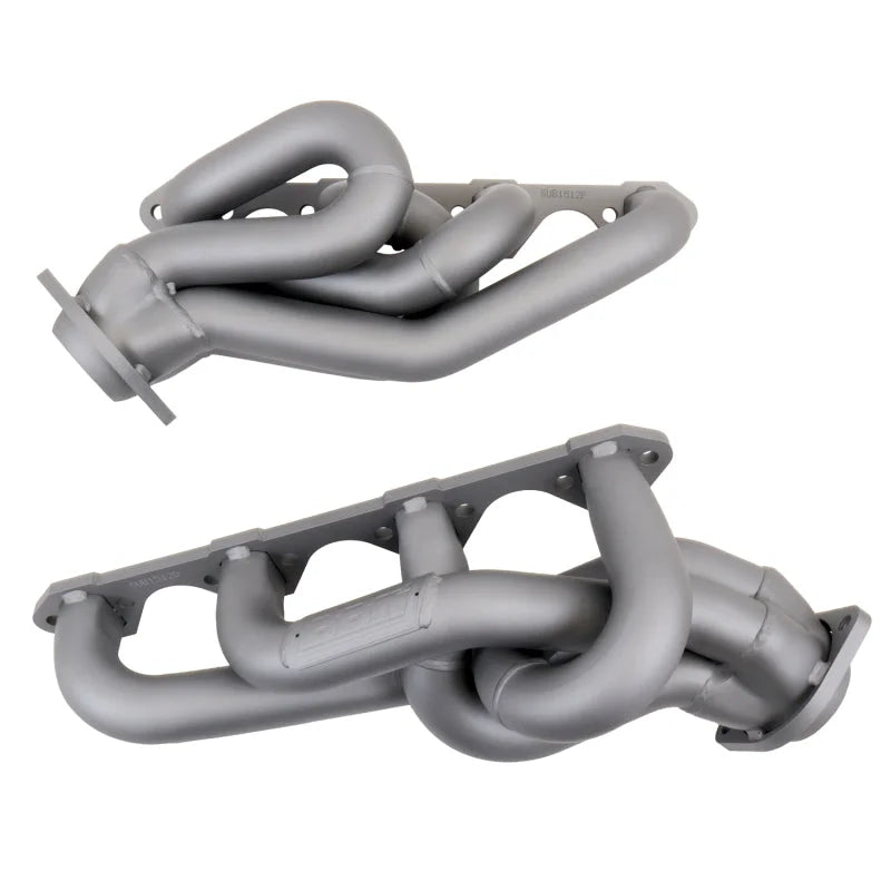 BBK 86-93 Mustang 5.0 Shorty Tuned Length Exhaust Headers - 1-5/8 Titanium Ceramic - Side View