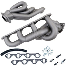 Load image into Gallery viewer, BBK 86-93 Mustang 5.0 Shorty Tuned Length Exhaust Headers - 1-5/8 Titanium Ceramic - Installation View