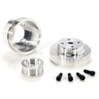 Load image into Gallery viewer, BBK 86-93 Mustang 5.0 Underdrive Pulley Kit - Lightweight CNC Billet Aluminum (3pc) - Main Product View