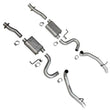 Load image into Gallery viewer, BBK 87-93 Mustang GT Cat Back Kit Varitune Mufflers - Aluminized turn downs - Main Product View