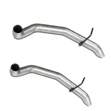 Load image into Gallery viewer, BBK 87-93 Mustang GT Cat Back Kit Varitune Mufflers - Aluminized turn downs - Side View