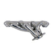 Load image into Gallery viewer, BBK 87-95 Ford F150 Truck 5.0 302 Shorty Unequal Length Exhaust Headers - 1-5/8 Silver Ceramic - Back View