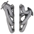 Load image into Gallery viewer, BBK 87-95 Ford F150 Truck 5.0 302 Shorty Unequal Length Exhaust Headers - 1-5/8 Titanium Ceramic - Back View