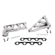 Load image into Gallery viewer, BBK 87-95 Ford F150 Truck 5.8 351 Shorty Unequal Length Exhaust Headers - 1-5/8 Silver Ceramic - Main Product View