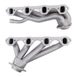 Load image into Gallery viewer, BBK 87-95 Ford F150 Truck 5.8 351 Shorty Unequal Length Exhaust Headers - 1-5/8 Titanium Ceramic - Installation View