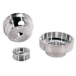 Load image into Gallery viewer, BBK 88-95 GM Truck 4.3 5.0 5.7 Underdrive Pulley Kit - Lightweight CNC Billet Aluminum (3pc) - Detail View