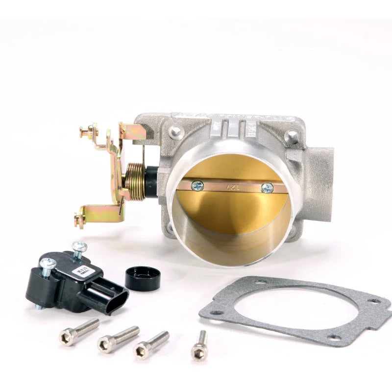 BBK 90-95 Ford 4.6L 2V 75mm Throttle Body BBK Power Plus Series (CARB EO 97-01 Only) - Side View