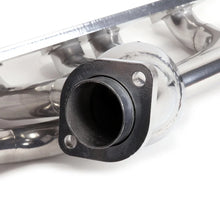 Load image into Gallery viewer, BBK 91-99 Jeep 4.0L Short Tuned Length Header Silver Ceramic - Back View