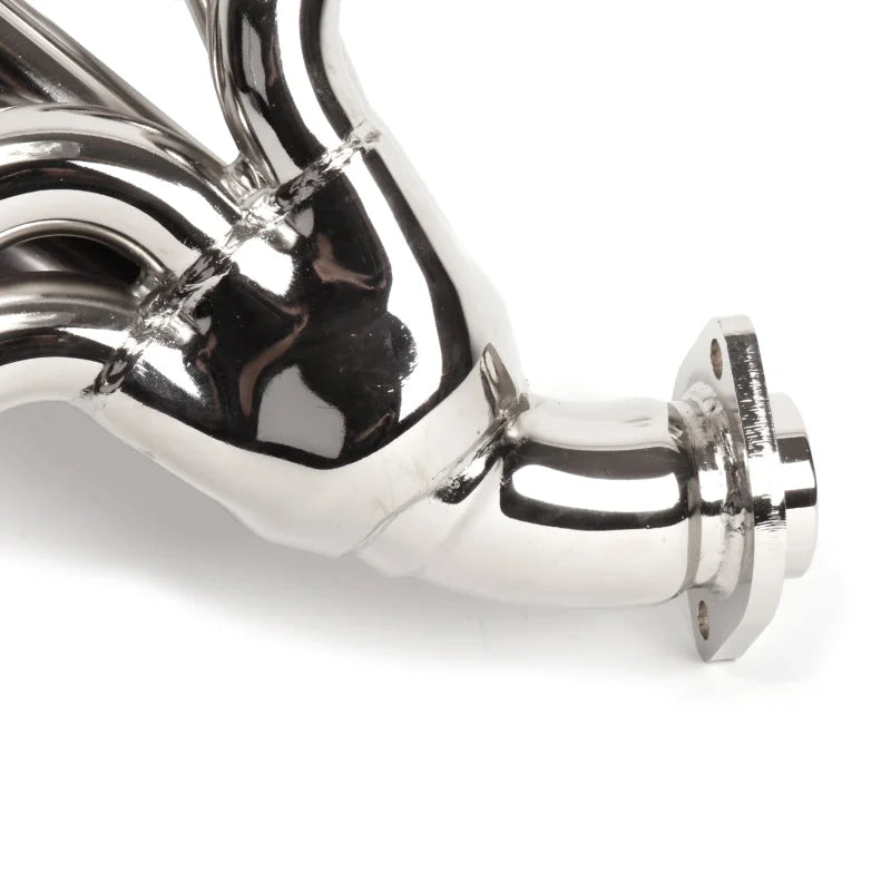 BBK 91-99 Jeep 4.0L Short Tuned Length Header - Titanium Ceramic - Back View