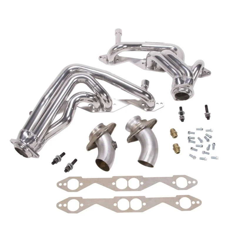 BBK 93-96 Chevrolet Impala SS Shorty Tuned Length Exhaust Headers - 1-5/8 Silver Ceramic - Main Product View