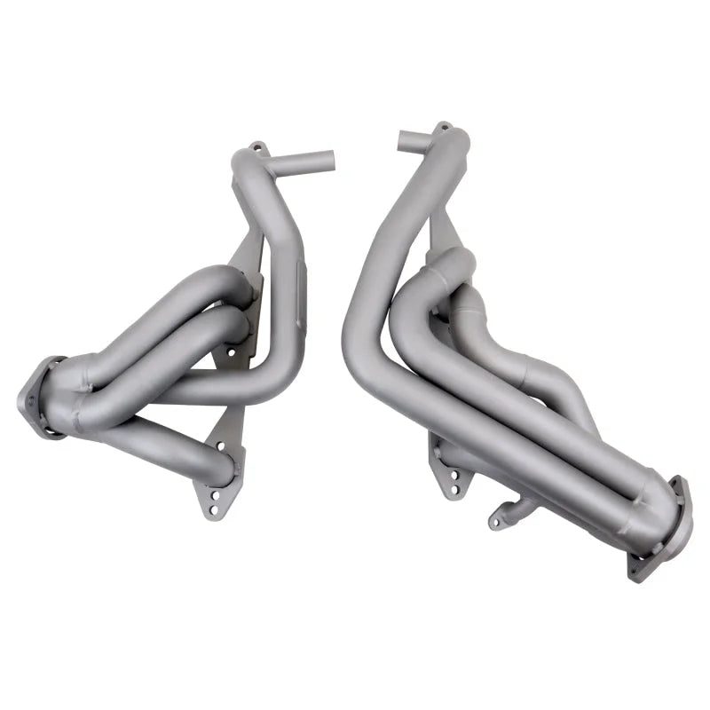 BBK 93-96 Chevrolet Impala SS Shorty Tuned Length Exhaust Headers - 1-5/8 Titanium Ceramic - Installation View