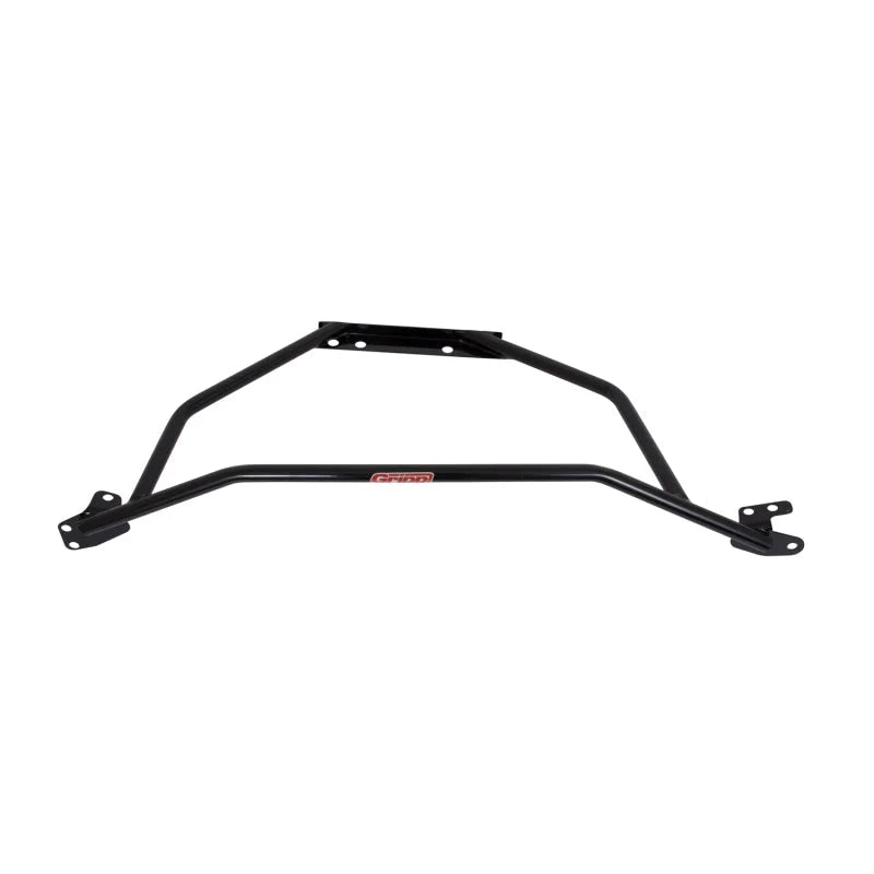 BBK 94-04 Mustang V6 GT Tubular Strut Tower Brace - Black Powdercoat Finish - Installation View