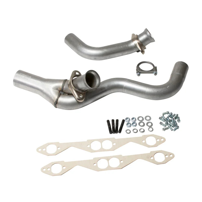 BBK 94-95 Camaro Firebird LT1 Shorty Tuned Length Exhaust Headers - 1-5/8 Silver Ceramic - Side View
