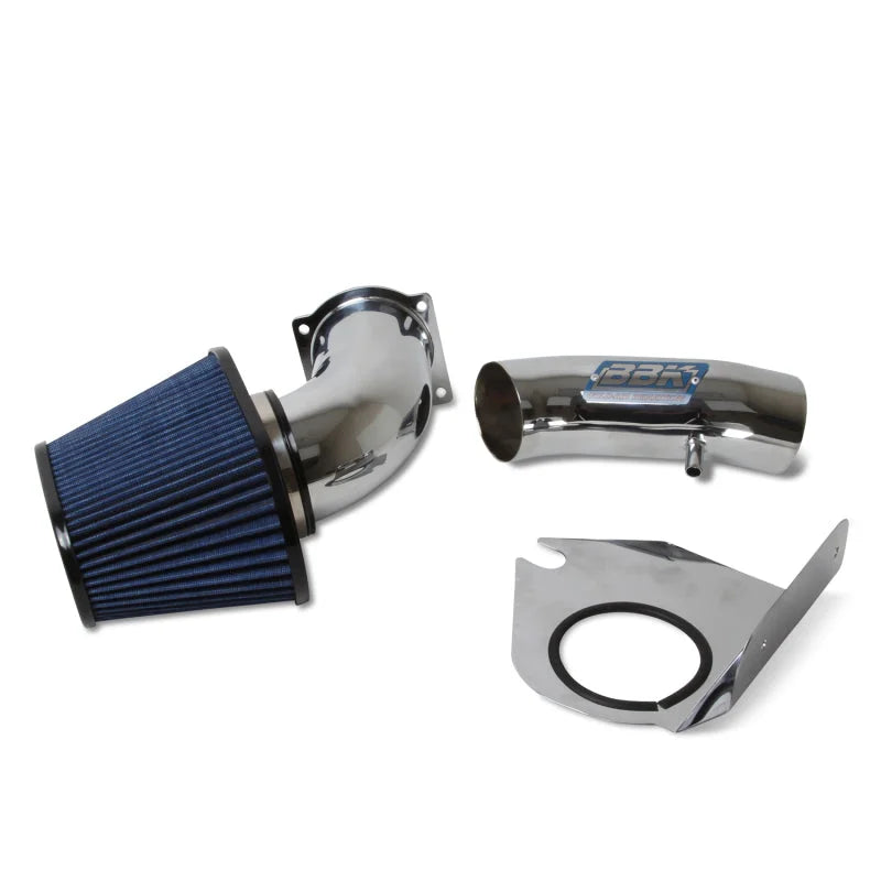 BBK 94-95 Mustang 5.0 Cold Air Intake Kit - Chrome Finish - Side View