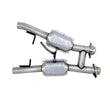 Load image into Gallery viewer, BBK 94-95 Mustang 5.0 High Flow H Pipe With Catalytic Converters - 2-1/2 - Side View