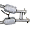 Load image into Gallery viewer, BBK 94-95 Mustang 5.0 High Flow H Pipe With Catalytic Converters - 2-1/2 - Back View