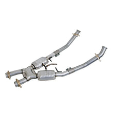 Load image into Gallery viewer, BBK 94-95 Mustang 5.0 High Flow X Pipe With Catalytic Converters - 2-1/2 - Main Product View