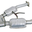 Load image into Gallery viewer, BBK 94-95 Mustang 5.0 Short Mid X Pipe With Catalytic Converters 2-1/2 For BBK Long Tube Headers - Side View