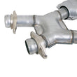 Load image into Gallery viewer, BBK 94-95 Mustang 5.0 Short Mid X Pipe With Catalytic Converters 2-1/2 For BBK Long Tube Headers - Back View